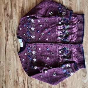 Vintage Northern Reflections size Large wool cotton button down  cardigan